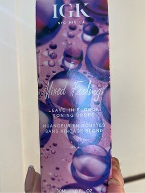 2/$35 💸 IGK Mixed Feelings Leave-In Blonde Toning Drops